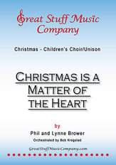 Christmas is a Matter of the Heart Unison choral sheet music cover